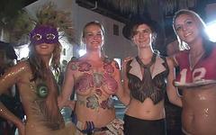 Bare breasts get a coat of body paint - movie 4 - 4