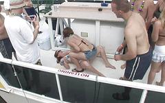 Horny Girls Strip on the Boat While Men Watch - movie 10 - 5