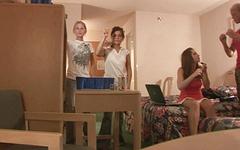 Girls Have Fun in the Cruise Ship Bedroom - movie 9 - 3