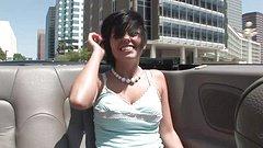 rocker chick shows her massive tits and pierced clit in public - movie 2 - 3