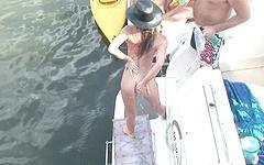 Bikini clad to totally bare babes have a blast on the party boat - movie 2 - 3