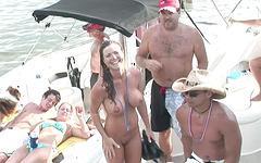 Bikini clad to totally bare babes have a blast on the party boat - movie 2 - 7