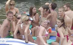 Party girls have a girl-on-girl pussy fest at the lake - movie 7 - 7