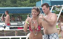 Boat parties in the Ozarks offer plenty of topless action - movie 6 - 6