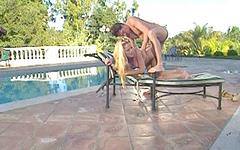 Julie Meadows Gets Railed by the Pool - movie 1 - 5