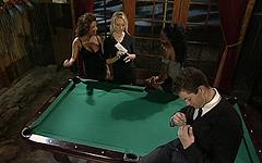 Watch Now - Horny pool table sluts