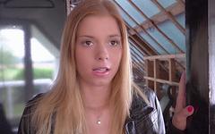 hot blonde coed gets fucked deep by an old geezer - movie 2 - 2