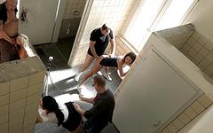 Natalie Hot inspires as orgy in public restroom - movie 9 - 6