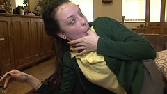 Schoolgirl takes her first BBC after he busts her sucking off step-dad - movie 5 - 7