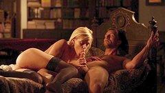 Blonde librarian gets her fill of classic cock in literature section - movie 1 - 6