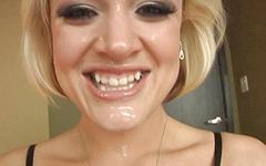 Jasmine Jolie wants that cum facial, works her lips and throat to get it - movie 3 - 7