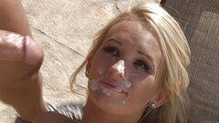 Blonde teen Emily Austin begs for facial from friend's hot dad - movie 4 - 7