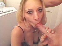 Katie Morgan milks the jizz out of some guy's cock with her talents - movie 1 - 3