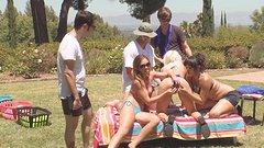 Annie Cruz starts in this outdoor swinger sex orgy - movie 2 - 3