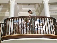 Alexa Rae is a rich housewife eager to please her husband with a balcony BJ - movie 3 - 3