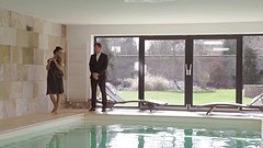 Anna Rose skinny dips in the pool before a sultry fuck - movie 1 - 3