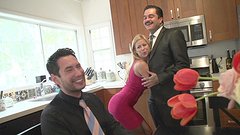 Alexis Fawx cums on her studs dick while another dude watches - movie 2 - 2