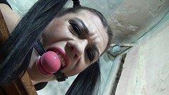 Corazon Del Angel has her titties slapped by her Dom as she's tied up - movie 9 - 3