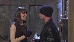 Turned on from the heist Dana Dearmond fucks her partner in an alleyway - movie 1 - 2