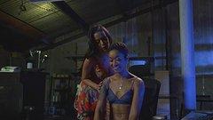 Layla Sin circles Skin Diamond's throbbing clit to make her cum - movie 1 - 2