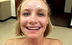 Leah Wilde eats cum - movie 19 - 7