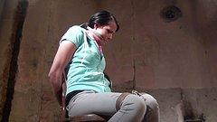 Samantha Johnson is tied to a chair and fondled in a dungeon - movie 5 - 3