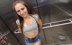 Mia Moore sucks dick and flashes in public - movie 1 - 2