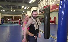 Nikky Clarisse's boxing trainer gets her cardio up with a good fuck! - movie 3 - 2