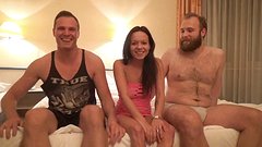 Samantha sucks and fucks her way to fame in this hardcore threesome - movie 2 - 2