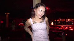 Lady Zee pulls her panties over and fucks a random guy in the club! - movie 2 - 2