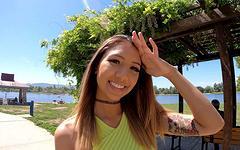 Fresh Teen Kimora Quin Fucks In Public Park - movie 1 - 2