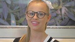 Cutie Jillian Janson leaves her glasses on a she finger fucks herself! - movie 2 - 2