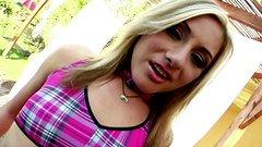 Roxy Rocket is a rich party gurl that gets off on getting creampied - movie 5 - 2