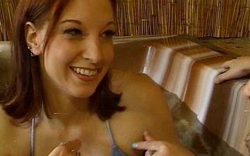 Download Cum on her face after a hot tub session