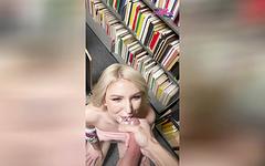 Britt Blair wird in der Bibliothek gefickt - movie 1 - 7