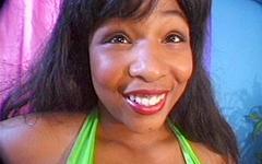 Watch Now - Ebony fatty desire gets cream on her face