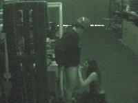 This skank doesn't care if the security camera catches her - movie 1 - 3