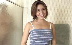 Nature Blossom loves wetting her old cotton panties join background