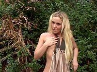 Lainey is a slutty blonde who loves to suck cock outdoors in the park - movie 6 - 2