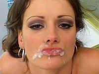 This skank is just into facials - movie 9 - 5