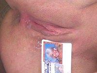 Angel Couture's creampie drips on her ID - movie 1 - 7