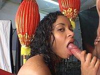 She doesn't give her name but this beauty has crazy cock sucking skills - movie 2 - 6