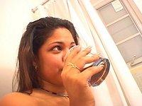 This ratchet whore loves drinking semen - bonus 1 - 6